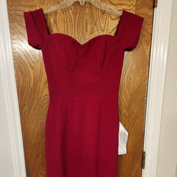 NWT Dress the Poulation Bailey off the shoulder Body con dress - Picture 4 of 6